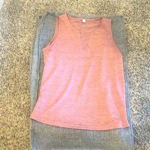 Boutique buy. Size S, Sleeveless  Pink summer blouse.